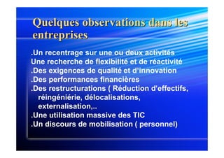 Quel management pour répondre aux évolutions du travail ? - Chanlat (Jean-François)