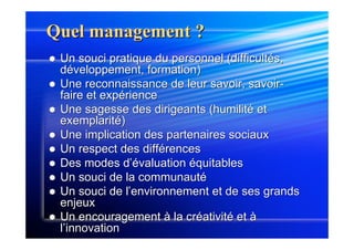 Quel management pour répondre aux évolutions du travail ? - Chanlat (Jean-François)