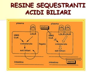 RESINE SEQUESTRANTI 
ACIDI BILIARI 
 