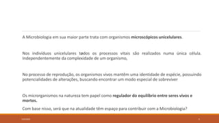 Classificação dos Organismos Vivos e Microbiologia: Estrutura Celular e ...