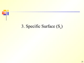 25
3. Specific Surface (Ss)
 