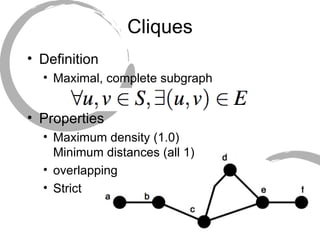 4 Cliques Clusters | PPT