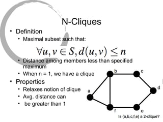 Clique Definition Math Graphs 4 Cliques Clusters | PPT