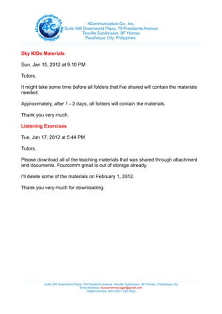 4 c memo compilation | PDF