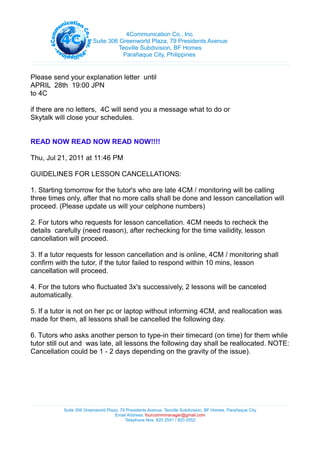 4 c memo compilation | PDF