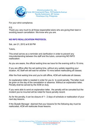 4 c memo compilation | PDF