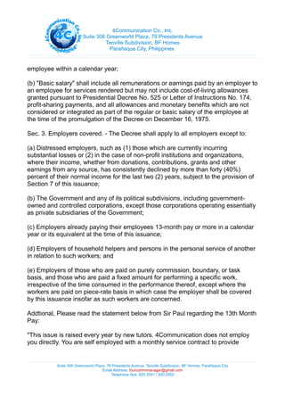 4 c memo compilation | PDF