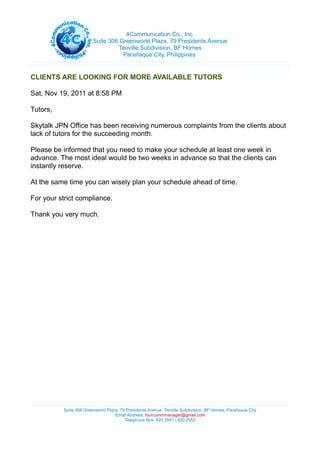 4 c memo compilation | PDF