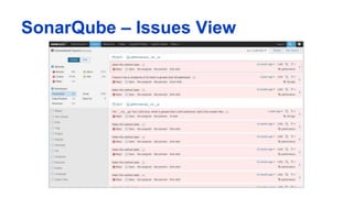 SonarQube – Issues View
 