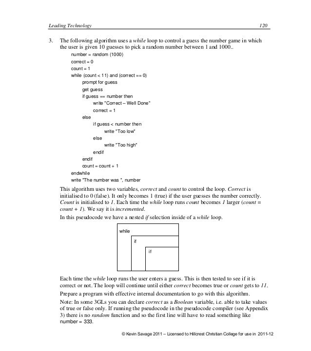 4 coding from algorithms