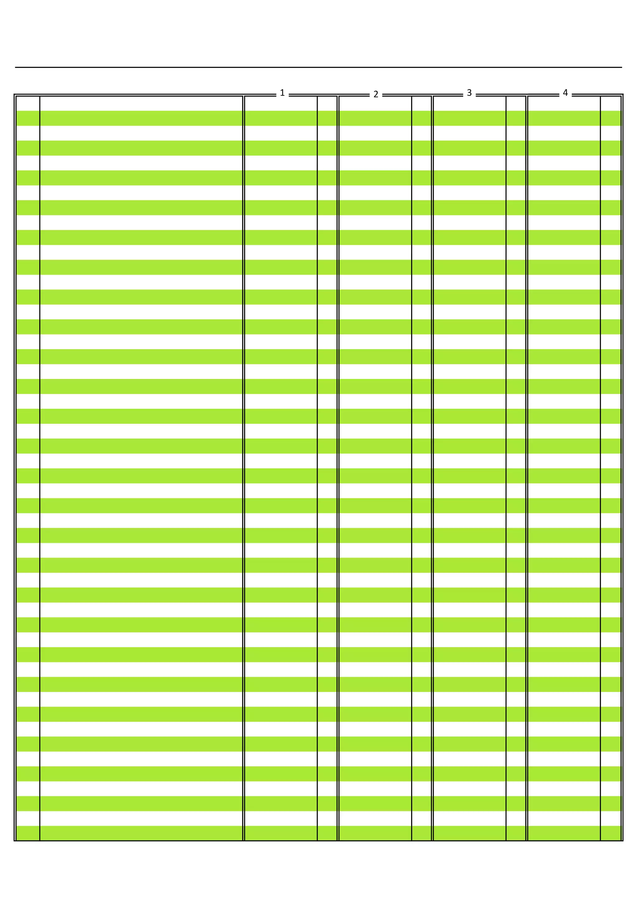 Hoja De 4 Columnas Contabilidad Formato Para Imprimir Buscar Con