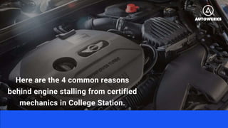 4 Common Reasons Behind Mini Cooper Engine Stalling from Experts in
