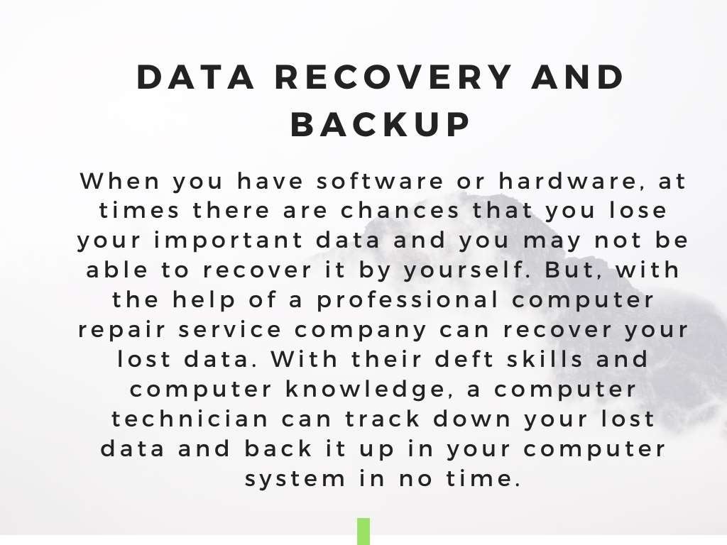 4 common types of computer repair services