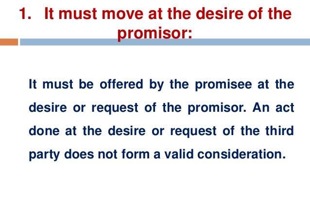 Consideration Must Not Be Past – PFPLCP