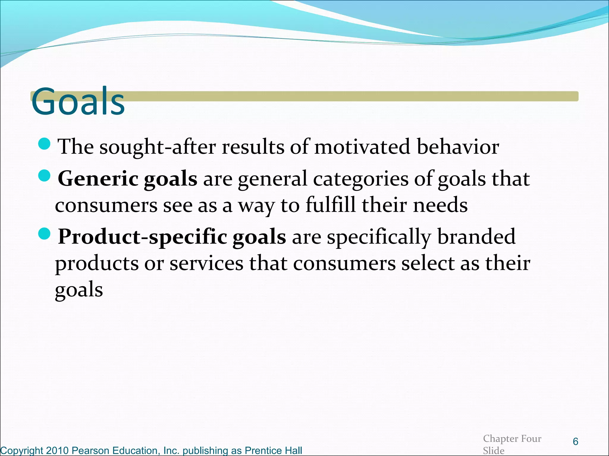 Consumer Behaviour Chapter 4 Consumer Motivation | PPT