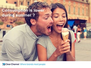 Consumption is lower
during summer ?
 