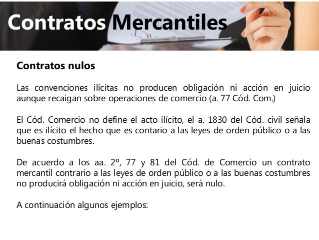 4 contratos mercantiles principio de la voluntad