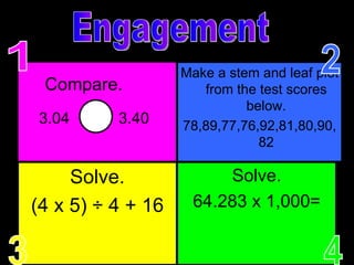 4 corners math | PPT