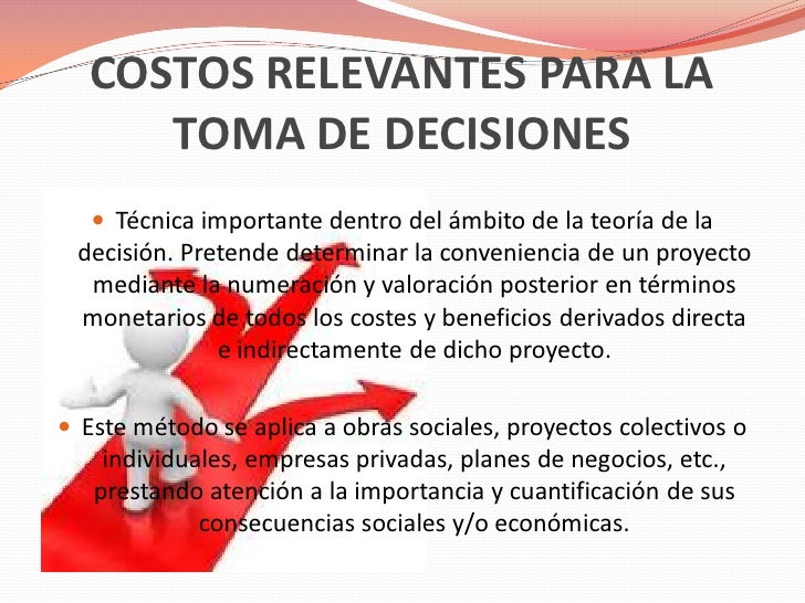 Costos relevantes para la toma de decisiones