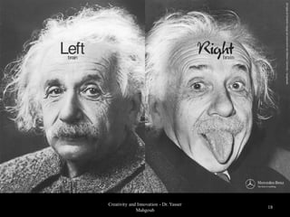 Creativity and Innovation - Dr. Yasser
                                         18
              Mahgoub
 