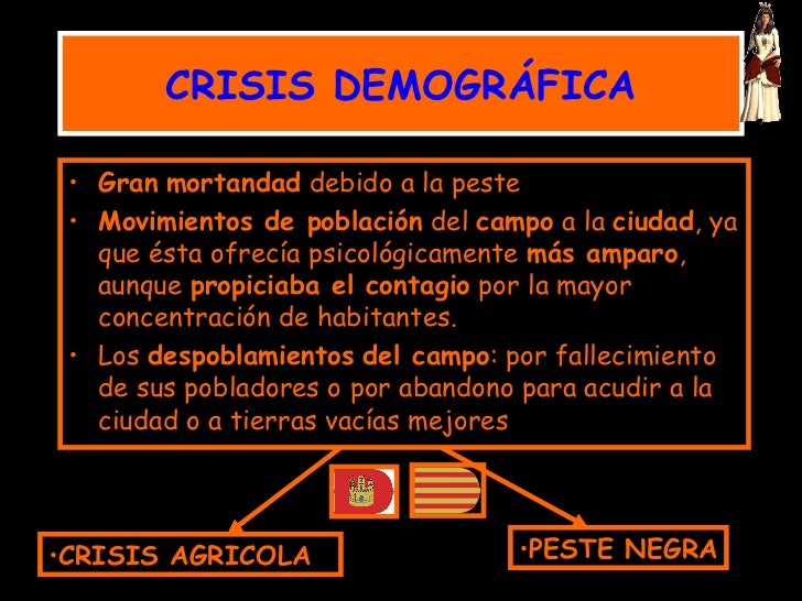 Resultado de imagen de crisis demografica edad media