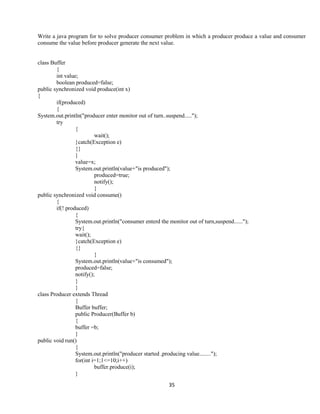 write a java program to print an integer value (core... 4CS4-25-Java-Lab-Manual.pdf