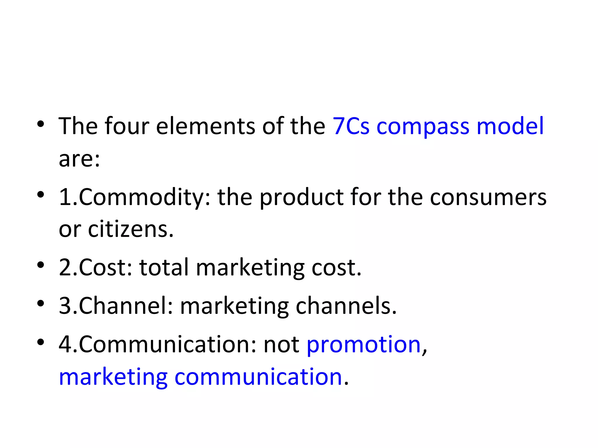 4c's & 7c's of marketing | PPT