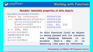 4 cs xii_python_functions _ properties of data object | PPT