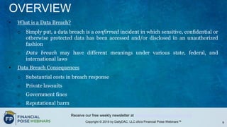 Data Breach Response: Before and After the Breach (Series: Cybersecurity & Data Privacy)