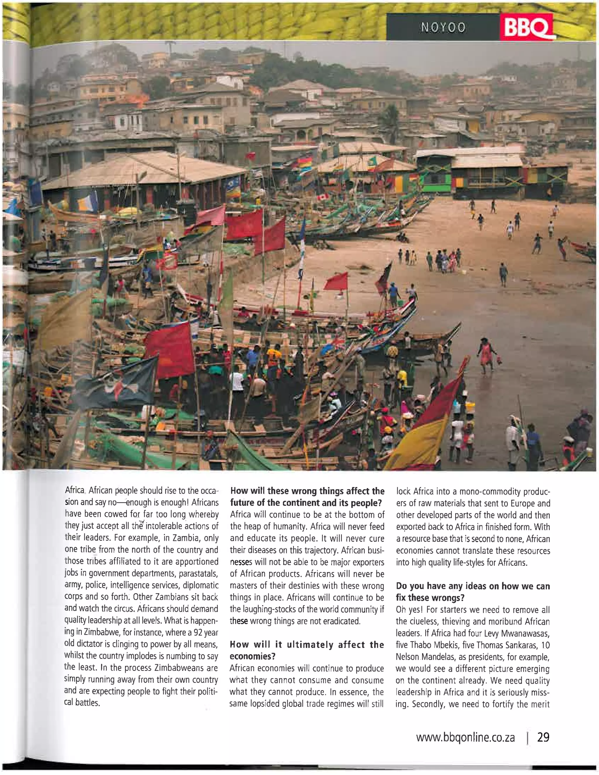 Book interview wrong things about africa pdf