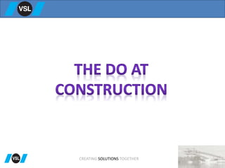 CREATING SOLUTIONS TOGETHER
 