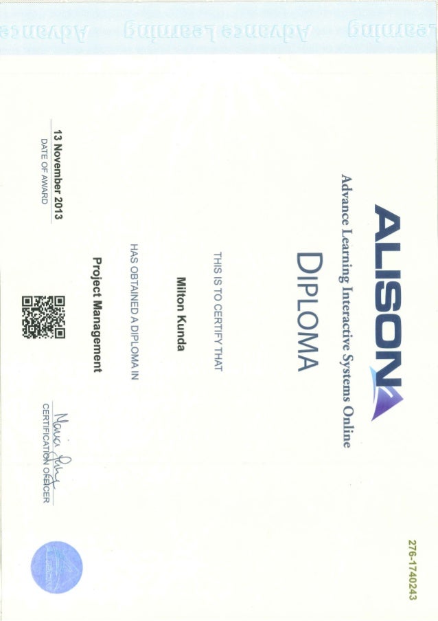 Alison Diploma