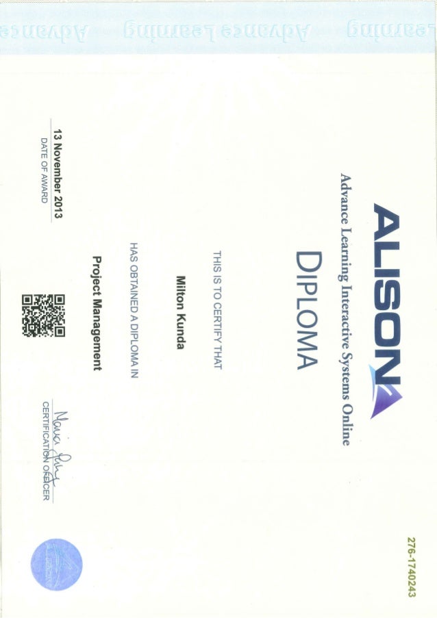 Alison Diploma Alison Diploma