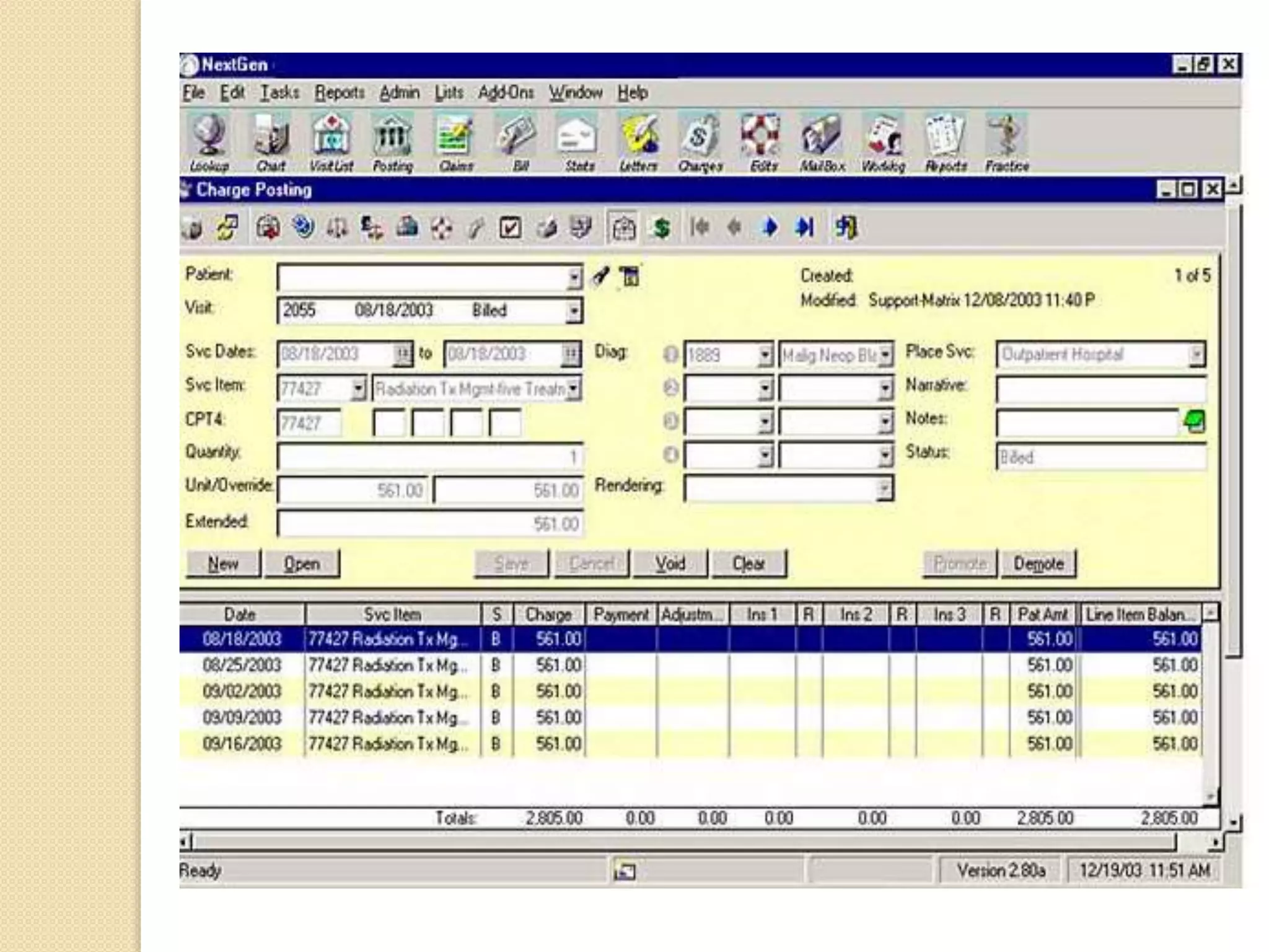 Medical Billing Database