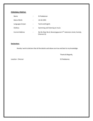prabakaran resume_feb2416 | PDF