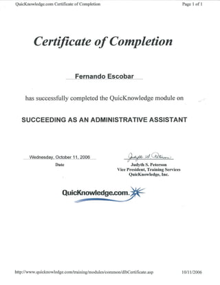 Succeeding As An Administrative Assistant