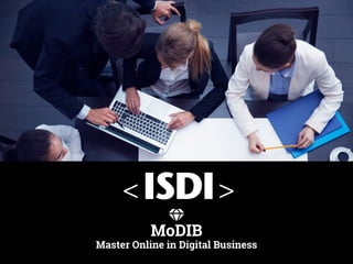 Master Online in Digital Business
MoDIB
 