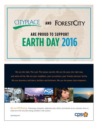 49
ARE PROUD TO SUPPORT
EARTH DAY 2016
AND
 