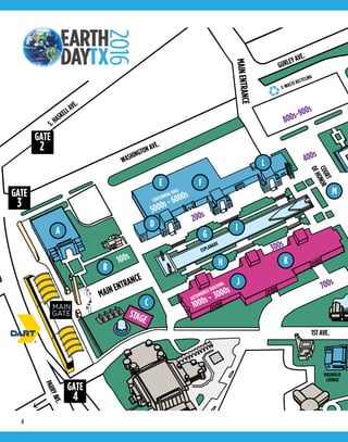 4
S.HASKELLAVE.
GURLEYAVE.
1STAVE.
1ST AVE.
PARRYAVE.
MAINENTRANCE
STAGE COURT
OFHONOR
WASHINGTONAVE.
ATTENDEE PARKING
MAINENTRANCE
LOT
3B
LOT
3D
LOT
3A
2
GATE
3
GATE
4
GATE
B
D
E F
L
M
G
I
J
KH
A
5000s-6000s
1000s- 3000s
300s
700s
400s
200s
100s
800s-900s
C
E-WASTE RECYCLING
AUTOMOBILE BUILDING
CENTENNIAL HALL
ESPLANADE
MAGNOLIA
LOUNGE
 