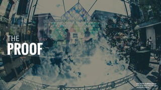 THE
PROOF
The Urban Outfitters Stage
Live on Bedford Ave, Brooklyn
Northside Festival
 