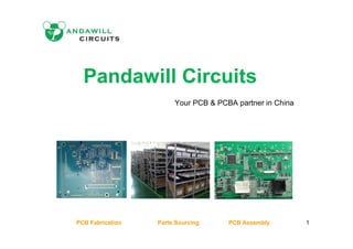 Pandawill Circuits
Your PCB & PCBA partner in China
1
PCB Fabrication Parts Sourcing PCB Assembly 1
 