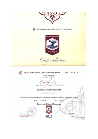 tqm diploma 2014. 2015