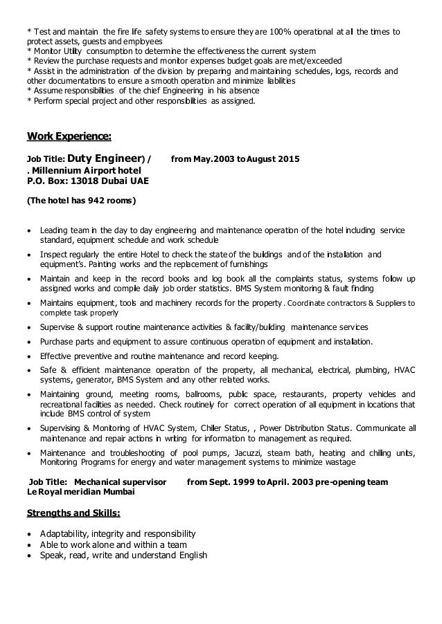 s khan cv for chief engineer chief engineer cv