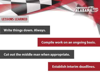 UA EcoCAR3 2016 Final Campaigns Presentation