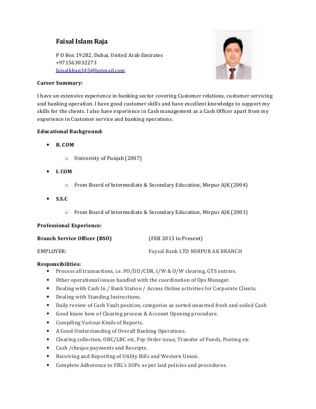 Faisal Cv 1 Doc