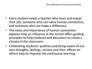 the importance of human connection | PPTX