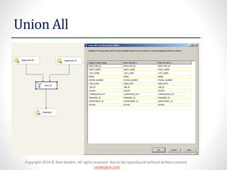 SSIS Data Flow Tasks | PDF