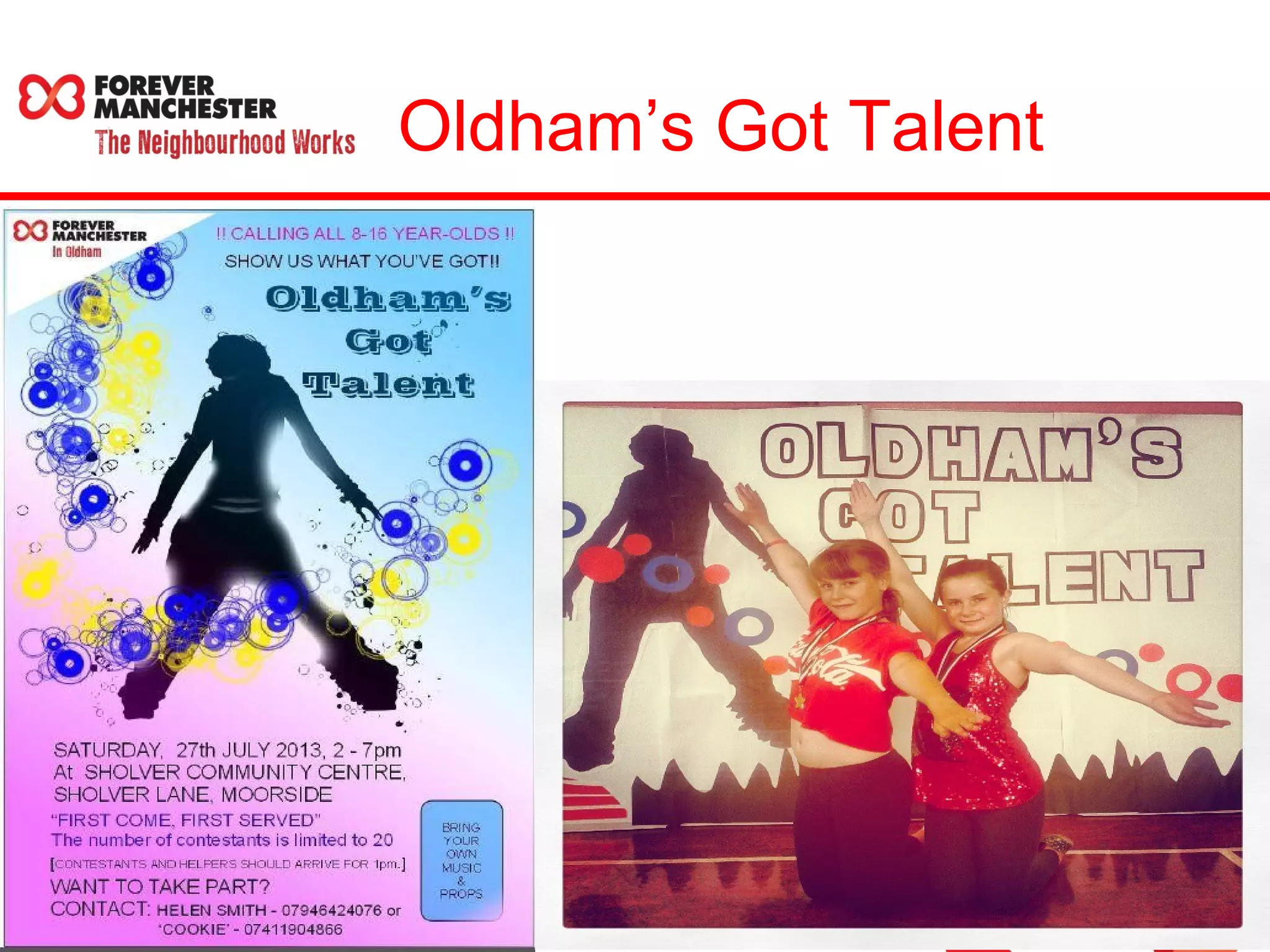 Oldham’s Got Talent 
 