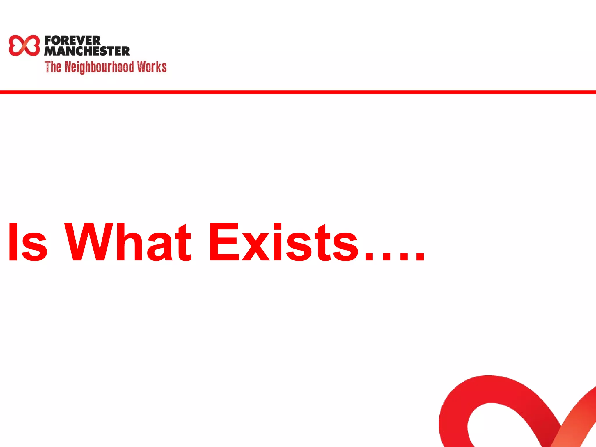 Is What Exists…. 
 