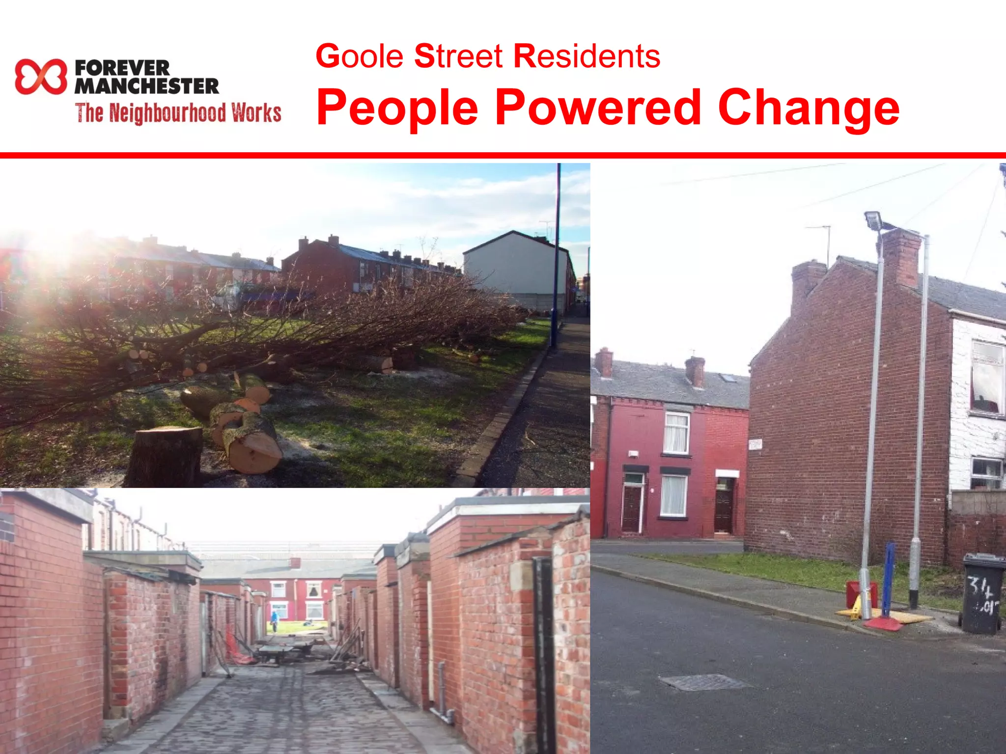 Goole Street Residents 
People Powered Change 
 